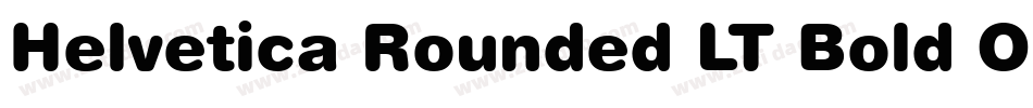 Helvetica Rounded LT Bold Oblique字体转换